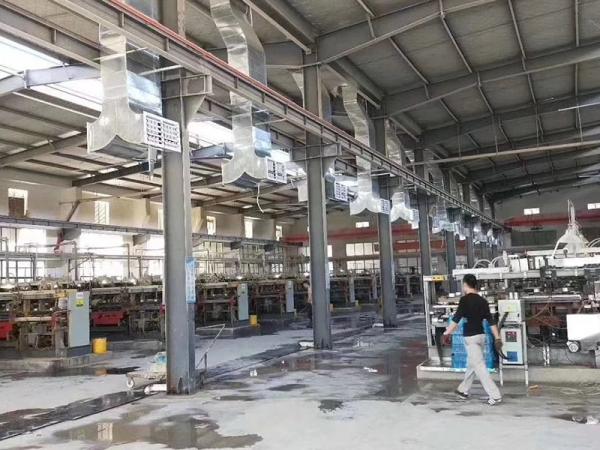 車間降溫工程設(shè)備加裝二次布水網(wǎng)格的好處